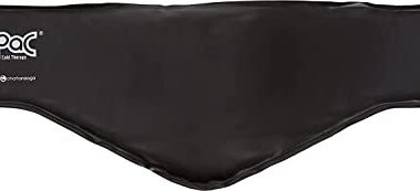 Chattanooga ColPac - Reusable Gel Ice Pack - Black Vinyl - Neck Contour - 21 inches - Cold Therapy - Knee, Arm, Elbow, Shoulder, Back - Aches, Swelling, Bruises, Sprains, Inflammation