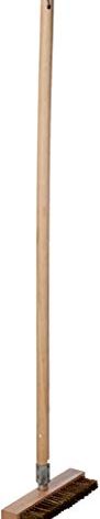 American METALCRAFT, Inc. American Metalcraft 1597 Wood Handle Oven Brush, Aluminum-Threaded Tip, 40-Inch Handle, Brown