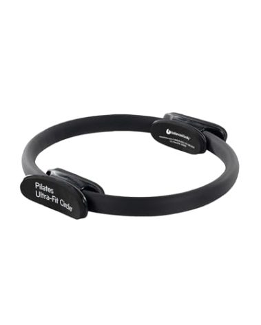 Balanced Body Ultra-Fit Circle, Pilates Ring Resistance Trainer, Upper-Body and Leg Workout Equipment, Leg Exercise Equipment, Pilates Equipment for Home or Studio Use, 15-Inch Diameter