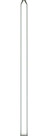Extraction Proz 50-EXT-30 Glass Extractor Extraction Filter Tube 30" Long 50mm Diameter Clear with Stainless Steel Clamp