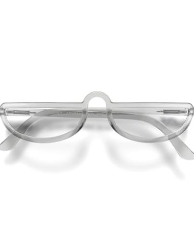 LONDON MOLE® Brainy reading glasses | Cool half moon shaped readers | Men’s Women’s Unisex | Spring hinges