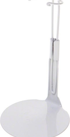 Kaiser Doll Stand 1101, Box of 12 - White Doll Stands for Small 5" to 6" Dolls and Action Figures