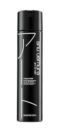 shu uemura art of hair moya hold finishing hair spray - long-lasting hold hairspray, defines styles and adds shine, lightweight micro-fine finish, for slicked back, updos, blowouts, 8.0 oz