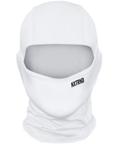 Nxtrnd Breathable Ski Mask, Lightweight Balaclava, Moisture-Wicking Shiesty (White)