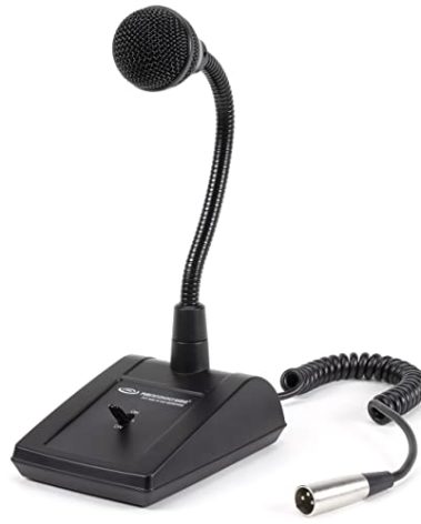 Pure Resonance Audio PTT1 Desktop Push to Talk Microphone