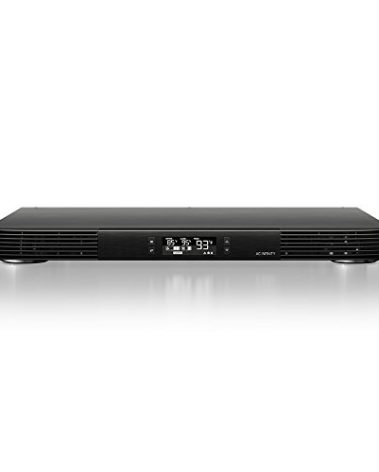 AC Infinity AIRCOM T10, Quiet Cooling Blower Fan System 17" Front-Exhaust, for Receivers, Amps, DVR, AV Cabinet Components, Compatible with Digital Video Recorder