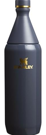 Stanley All Day Slim Bottle 34 oz | Twist off Lid with Leakproof Seal | Slim Design for Travel and Gym | Insulated Stainless Steel Water Bottle | BPA-Free | Twilight Gloss