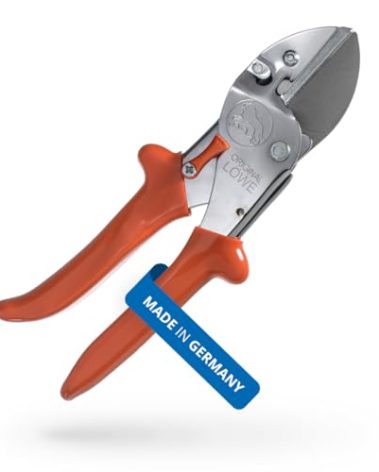 Original LÖWE Pro Universal Anvil Shears 1.105 with Steel Blade | 1.5 inch Cutting Length | Versatile Shears for use in Industry & Crafts | For Wood, Plastic, Rubber, Leather, Metal | Made in Germany