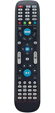 Universal FUTVRS1-BL Replaced Remote Control Compatible with Furrion TV FEHS28CAA FEHS39L6A FEHT32N8A FEHT39N8A FEHD19S0A FEFD22S0A FEHT19S0A FEFT22S0A FEFS48F7A FEFS58F7A FEFS50K9A FEFS55F7A