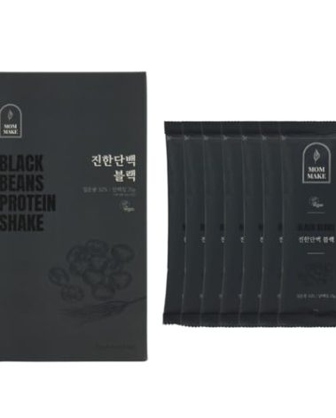 MOMMAKE Black Beans Protein Shake Powder 0.6lb(280g) Black Sesame 21g of Plant Based Protein (280g)
