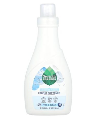 Seventh Generation Fabric Softener, 32 Fluid Ounce (Pack of 2) Packaging May Vary