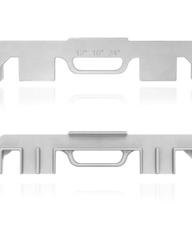 6 in 1 Framing Tools, 12/14/16/18/20/24 Inch Adjustable Size On-Center Stud Layout Tool, 100% Cast Aluminum Framing Spacing Tool