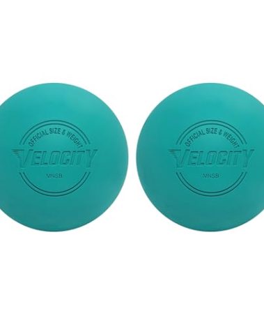 Velocity Practice Lacrosse Balls - 1, 2, 3, 6, 12, 18, 24, 36, 60 and 120 Packs - Official Size and Weight - Teal