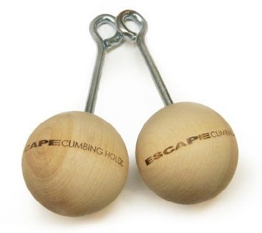 Escape Climbing 3” Wood Power Ball Pack | Durable Training Tool for Grip Strength and Conditioning | Rock Climbing and Bouldering | Premium Workout for Health and Fitness