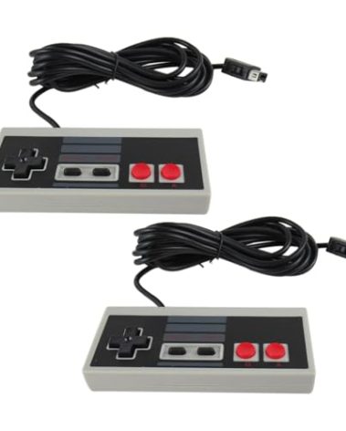 NGHTMRE for NES Classic Edition/Mini Controller for Replacement, with Extended 10ft Cable 2 Pack