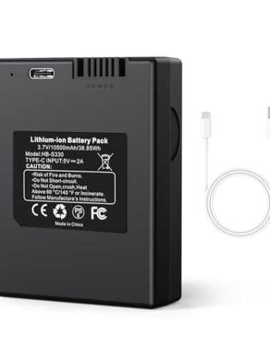 Security Rechargeable Battery for eufy S330 Video Smart Lock 3-in-1 and Smart Drop, 10500mAh Batteries Compatible with eufy Battery Replacement