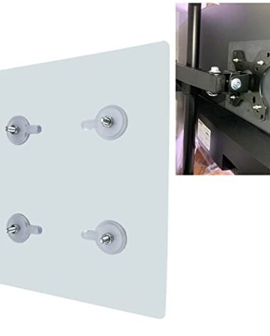 NOBER VESA Mount Adapter Bracket Kit Non-VESA Mounting Universal for 75 VESA Monitor Arm Compatible