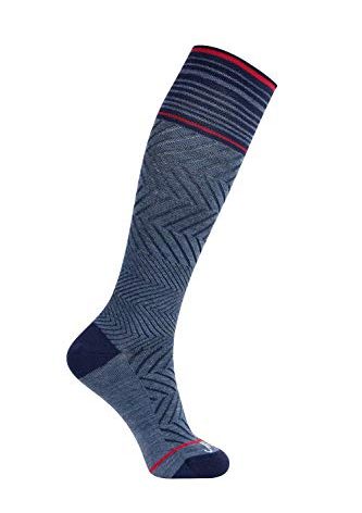 ja vie 76% Merino Wool Graduated Compression Socks for Women & Men (15-20mmHg)