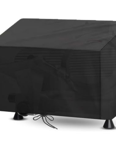 Adortec Meat Slicer Dust Cover for 10" Commercial Slicer, Compatible with BESWOOD 250, VEVOR, KWS, and All Table Top Electric Deli Slicers with 10 Inch Blade, Black