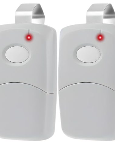 2X for Multicode Linear 308911, 10 dip Switch Gate Opener Remote 300MHz, Multi Code Garage Door Opener Remote, Garage Clicker Replacement