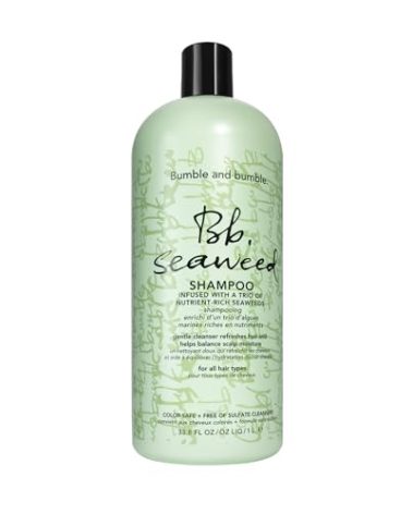 Bumble and bumble. Seaweed Hydrating Shampoo | For Fine-to-Medium Hair or Daily Washer | Sulfate-Free + Color Safe | Liter Size, Pump Sold Separately, 33.8 Fl Oz