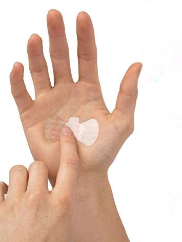 Carpal AID Clear Plastic Adhesive Hand-Based Carpal Tunnel Support for Either Hand SM20PK, 20 Ct