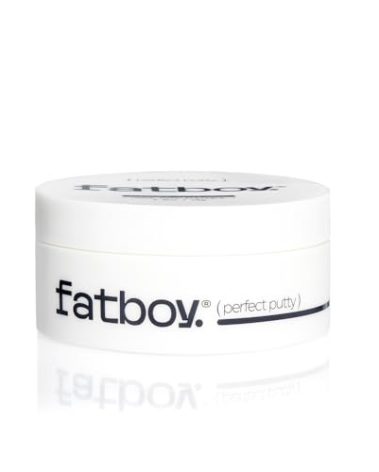 Fatboy Hair Perfect Putty, Styling Kaolin Clay Putty, Medium Hold for Volume & Texture, Matte Finish, Hair Care for All Hair Types, Flexible Lightweight Formula, Paraben Free, Color Safe, 2.6 Oz