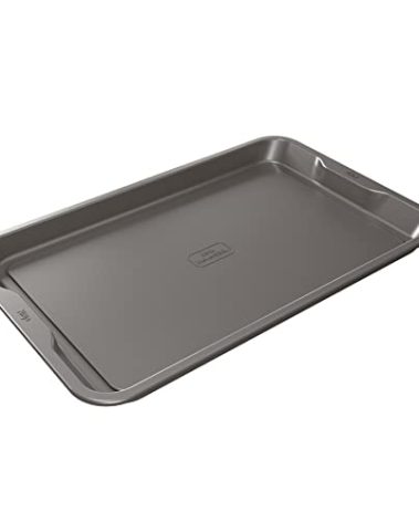 Ninja B30017 Foodi NeverStick Premium 11 inch x 17 inch Baking Sheet, Nonstick, Oven Safe up to 500⁰F, Dishwasher Safe, Grey