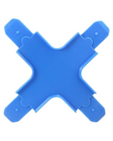 Cross Shape Racetrack Connectors Compatible with Hot Wheels,Track Builder Adaptable Extensions to Enhance Track Building Fun