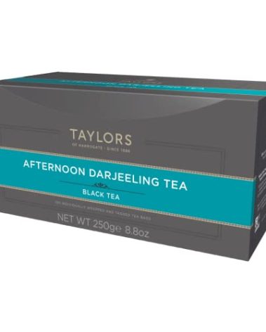 Taylors of Harrogate Afternoon Darjeeling, 100 Count (Pack of 1)