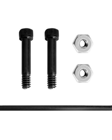 Bularie 74072 Pellet Grill Auger Motor Shaft Nut & Bolt Kit Fit for Traeger, Pit Boss, Z-Grills, Rec Tec, Camp Chef AC Pellet Grill, Auger Motor Shear Pin for Wood Pellet Grill, Replace 74073, 2 Set