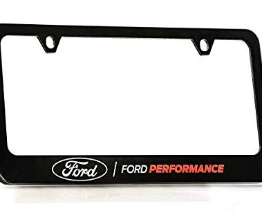 License Frame Inc. Ford Performance Black Metal License Plate Frame Tag Holder