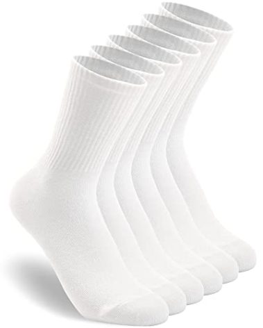 HAVE A TREE Womens 3-6 Pack Crew Lightweight Thin Casual Calf Socks Size 6-11 (H001-3W)