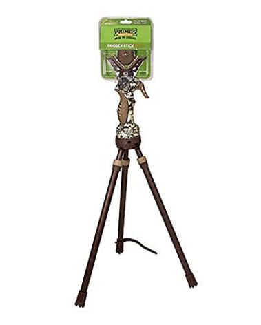 PRIMOS Hunting Trigger Stick Gen3 - Shooting Stick with Adjustable Height, Lightweight Design, and Quick-Detach Yoke for Hunting, Shooting, and Photography (18"-38", Tripod)