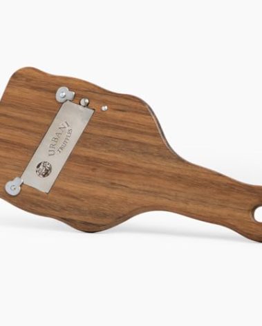 Urbani Truffles Wooden Truffle Slicer Shaver - Premium Cheese Shaver for Hard Cheese, Mushroom, Chocolate, Garlic & More, Kitchen Handheld Wood Manual Slicer with Adjustable Blade, Food Shredder