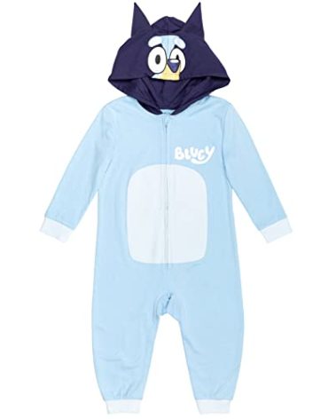 Bluey Big Boys Zip Up Cosplay Coverall Costume 14-16