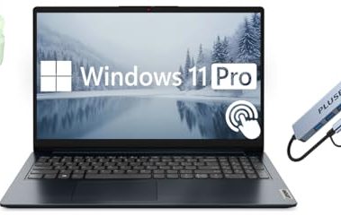 Lenovo IdeaPad 15.6” FHD Touchscreen Laptop, 40GB RAM 2.5TB Storage (2TB SSD+512GB Docking Station Set), 10-Cores Intel Core i5, Windows 11 Pro with Microsoft Office Included, PLUSERA Earphones