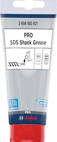 Bosch Professional 100 ml Grease Tube (for SDS plus & SDS max Drill Bits/Chisels, Accessories for Rotary Hammers)