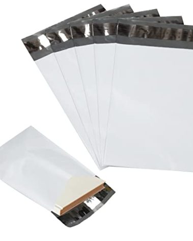 300 Pack Secure Seal White Poly Mailers - 26x32 Safe Shipping Bags - E-Commerce Self Sealing 2 Mil Poly Envelopes for Shipping