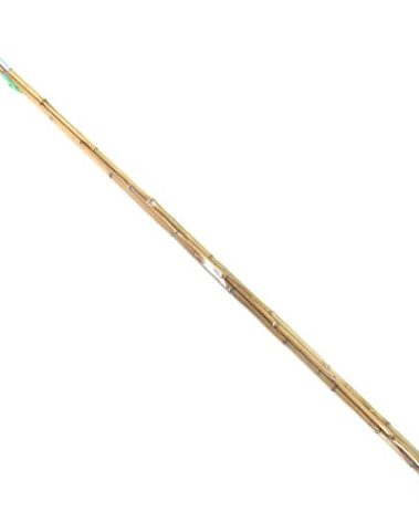 BambooMN 9.75 Ft Natural Bamboo Vintage Cane Fishing Pole with Bobber, Hook, Line and Sinker, 3 Piece Construction, 3 Sets
