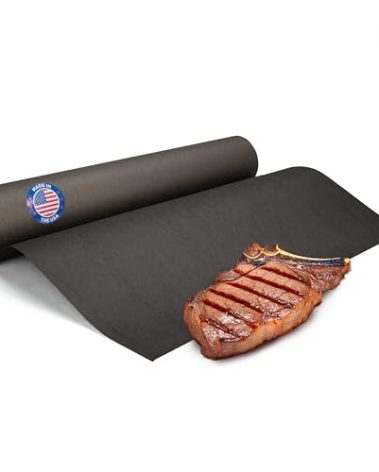 Black Butcher Paper 18" x 2160" (180 feet) - USA-Made Natural Butcher Paper Roll for Meat and Fish - Uncoated, Unwaxed & Food-Grade Material for Grilling - BBQ Papers for Smoking by IDL Packaging
