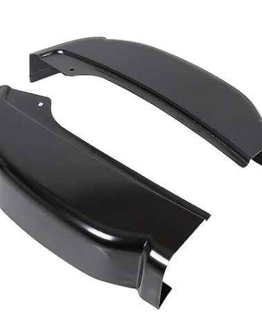 Cab Corners Compatible with 1999-2007 Chevy Chevrolet Silverado GMC Sierra 4 Door Extended Cab Trucks Replacement for 0856-115 0856-116 Black (Pair)