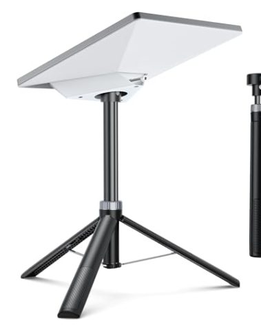 XMoving Starlink Mini Tripod, Portable Tripod Stand Mount with Aluminum Adapter, Compatible with New and Old Starlink Mini Models for Outdoor Camping and Hiking