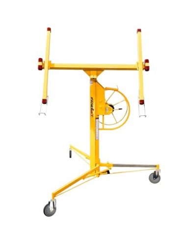 Panellift® Drywall Lift, Professional-Grade Chain Drive Sheetrock Hoist 439, 14’5” 200 lbs, Rolling Panel Lift, Drywall Installation, Rolling Lifter, Sheetrock Lift, Drywall Lifter