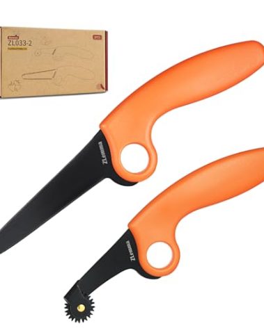 ZLemma Kids Cardboard Construction Tool Kit – Cardboard Saw & Scoring Wheel Set, 2-Piece Corrugated Craft Tools for Boys & Girls