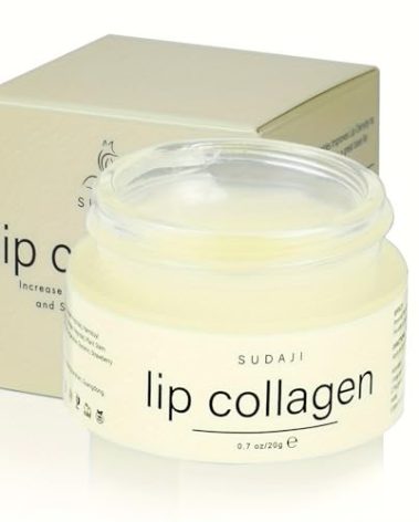 Lip Collagen + Peptide 0.7oz, Collagen Lip Mask with Vitamins E, A -Lip balm to Nourish & Hydrate Lips, Lip Moisturizer for Gentle exfoliating