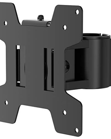 WALI Mounting Plate for Monitor System, Holes 75 by 75 mm and 100 by 100 mm (VES01), Black