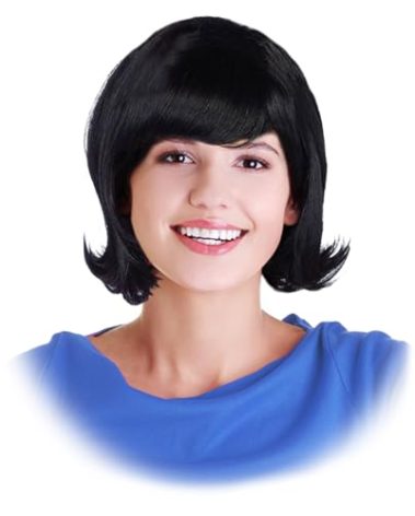 Costume Adventure Black Flip Wig Jackie Costume Betty 60s Wig for Women - Standard Size