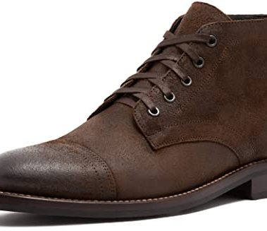 Thursday Boot Company Men's Cadet Cap Toe Boot, Mocha, 9.5
