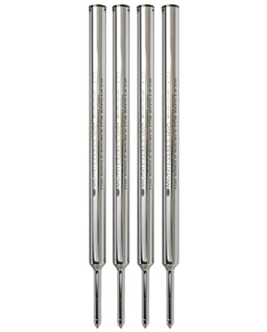 Monteverde Roller Ball Refill To Fit Cross Roller Ball Pens - Fine Black (C223BK)4 pack